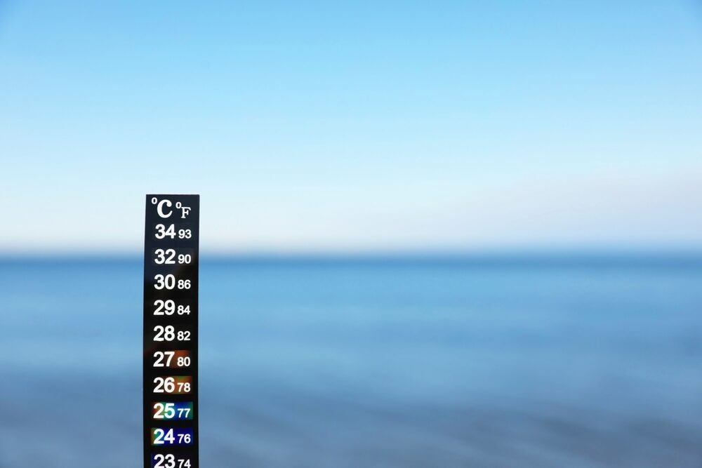Temperatura media della superficie del mare